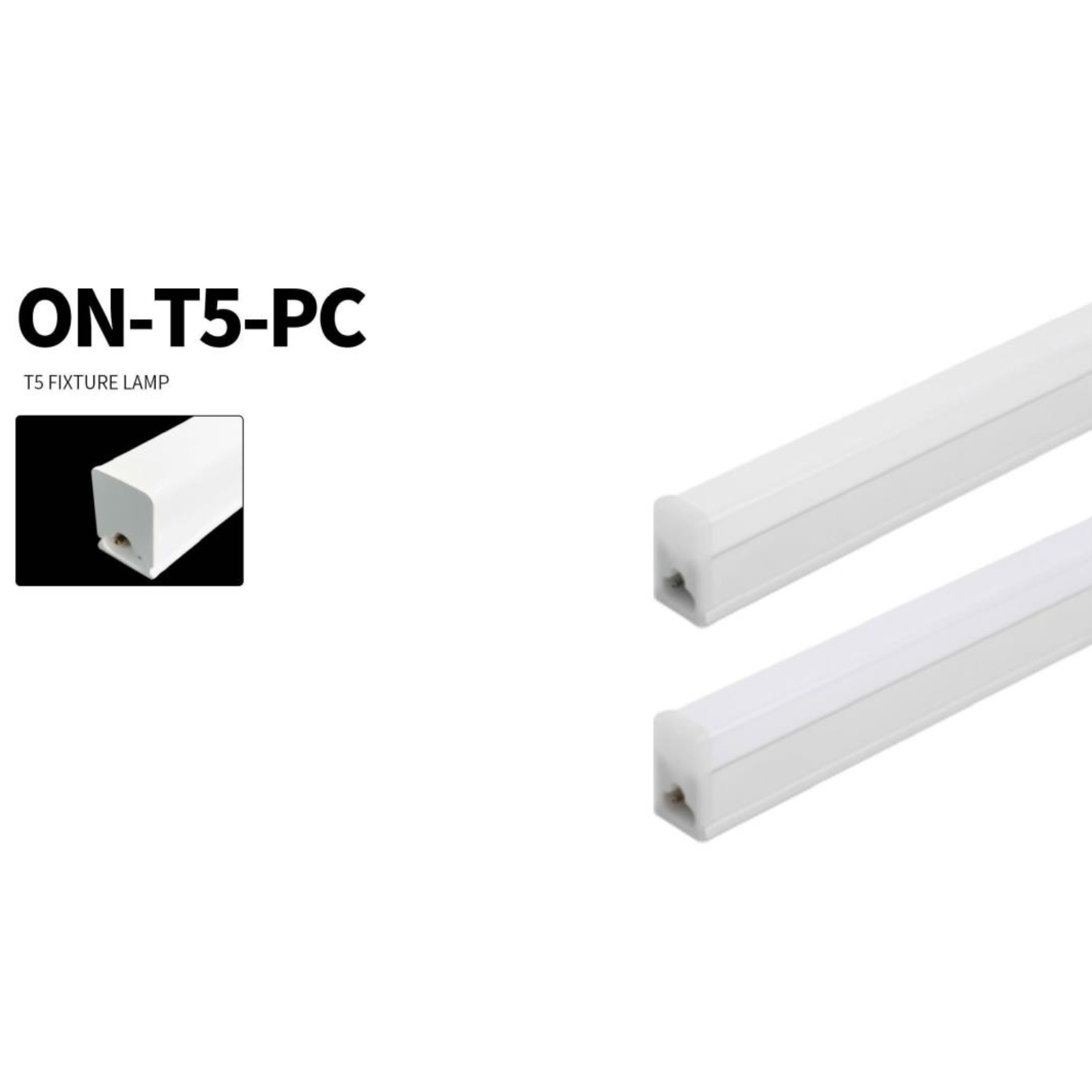 T5 PLASTIC FIXTURE LAMP