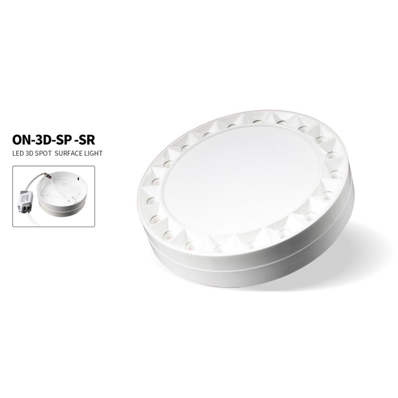 LED 3D SPOT SURFACE MOUNTED