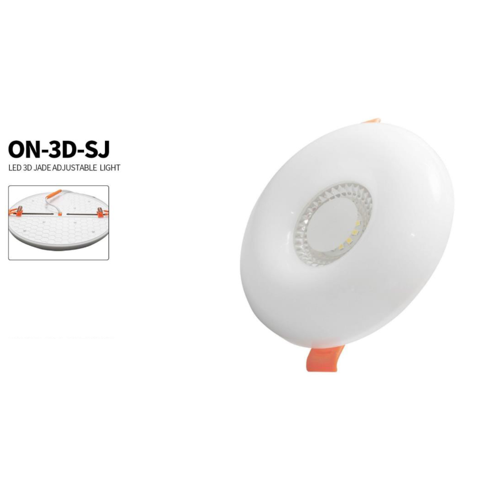 LED 3D WHITE JADE PANEL LIGHT