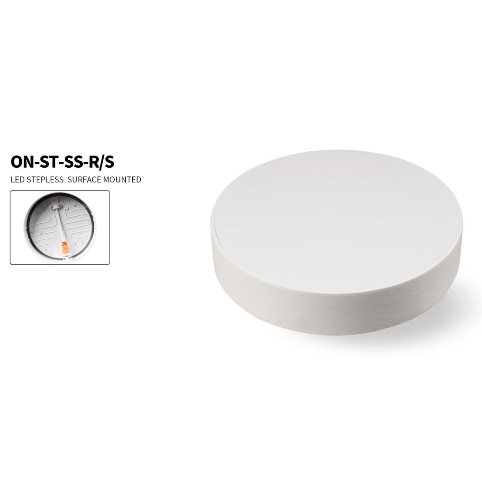 LED STEPLESS SURFACE MOUNTED